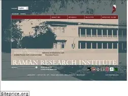 Sites similar to rri.res.in