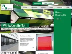 Sites similar to rs-torsysteme.de