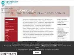 Sites similar to rsa.revues.org