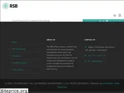 Sites similar to rsb.org