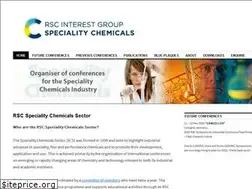Sites similar to rscspecialitychemicals.org.uk