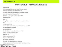 Sites similar to rsfoodservice.se