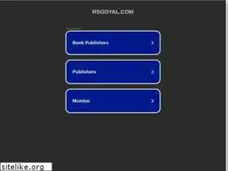 Sites similar to rsgoyal.com