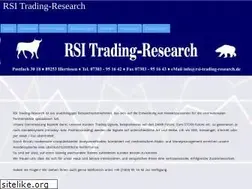 Sites similar to rsi-trading-research.de
