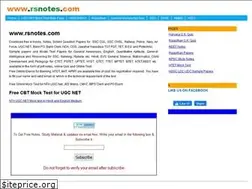 Sites similar to rsnotes.com