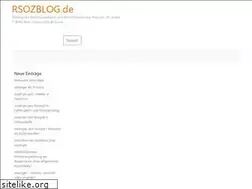 Sites similar to rsozblog.de