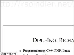 Sites similar to rspindler.net