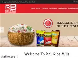 Sites similar to rsricemills.com