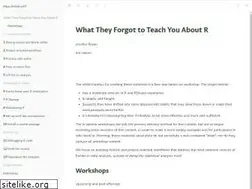 Sites similar to rstats.wtf