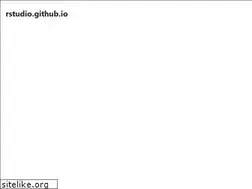 Sites similar to rstudio.github.io