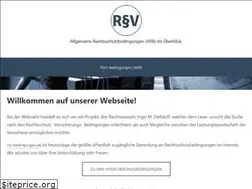 Sites similar to rsv-bedingungen.de