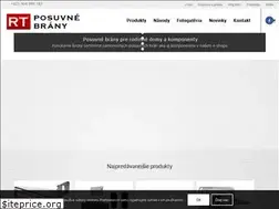 Sites similar to rt-posuvnebrany.sk