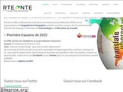 Sites similar to rte-nte.ca