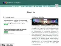Sites similar to rtmnu-eshiksha.in