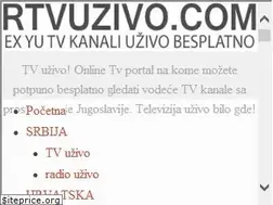 Sites similar to rtvuzivo.com
