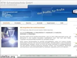 Sites similar to rtw-schweisstechnik.de