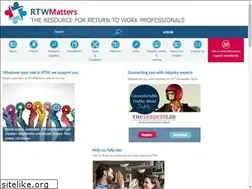 Sites similar to rtwmatters.org