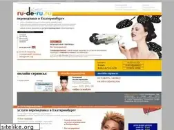 Sites similar to ru-de-ru.ru