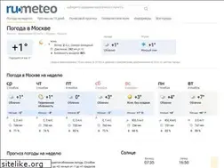 Sites similar to ru-meteo.ru