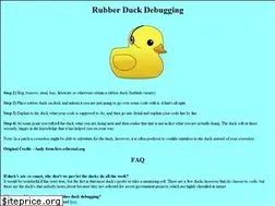Sites similar to rubberduckdebugging.com