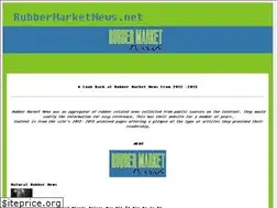 Sites similar to rubbermarketnews.net