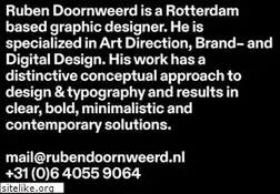 Sites similar to rubendoornweerd.nl