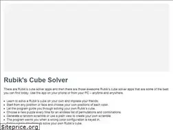 Sites similar to rubikcubesolver.com