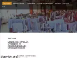 Sites similar to rubinpanzio.hu
