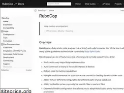 Sites similar to rubocop.readthedocs.io