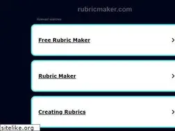 Sites similar to rubricmaker.com