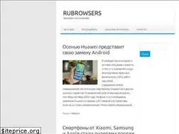 Sites similar to rubrowsers.ru