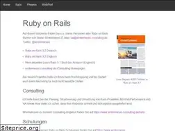 Sites similar to ruby-auf-schienen.de