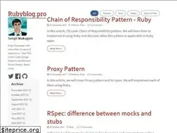 Sites similar to rubyblog.pro