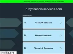 Sites similar to rubyfinancialservices.com