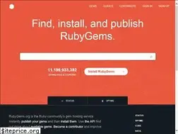 Sites similar to rubygems.org