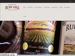 Sites similar to rubyhillwinery.net