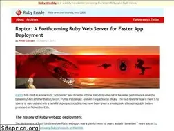 Sites similar to rubyinside.com
