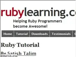 Sites similar to rubylearning.com
