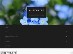 Sites similar to rubymaybetranslations.com