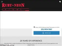 Sites similar to rubyneonsigns.com.au