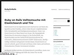 Sites similar to rubyonrails.de