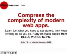 Sites similar to rubyonrails.org