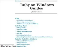 Sites similar to rubyonwindowsguides.github.io