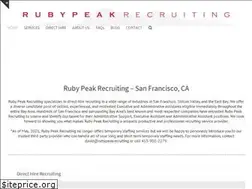 Sites similar to rubypeakrecruiting.com