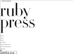 Sites similar to rubypr.com