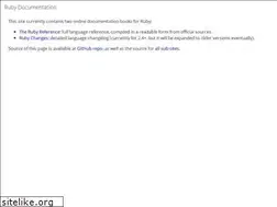 Sites similar to rubyreferences.github.io