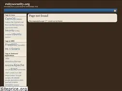 Sites similar to rubysecurity.org
