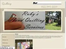 Sites similar to rubyshandquiltingservice.com