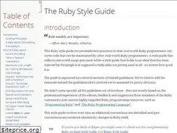 Sites similar to rubystyle.guide