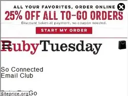 Sites similar to rubytuesday.com